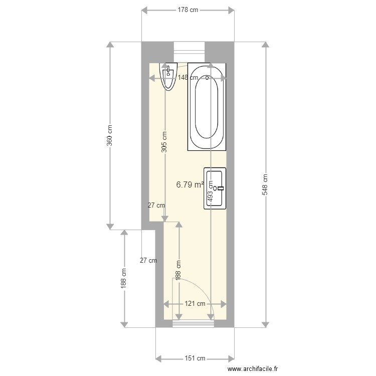 ESCOBAR Clarisse  sdb edl. Plan de 0 pièce et 0 m2