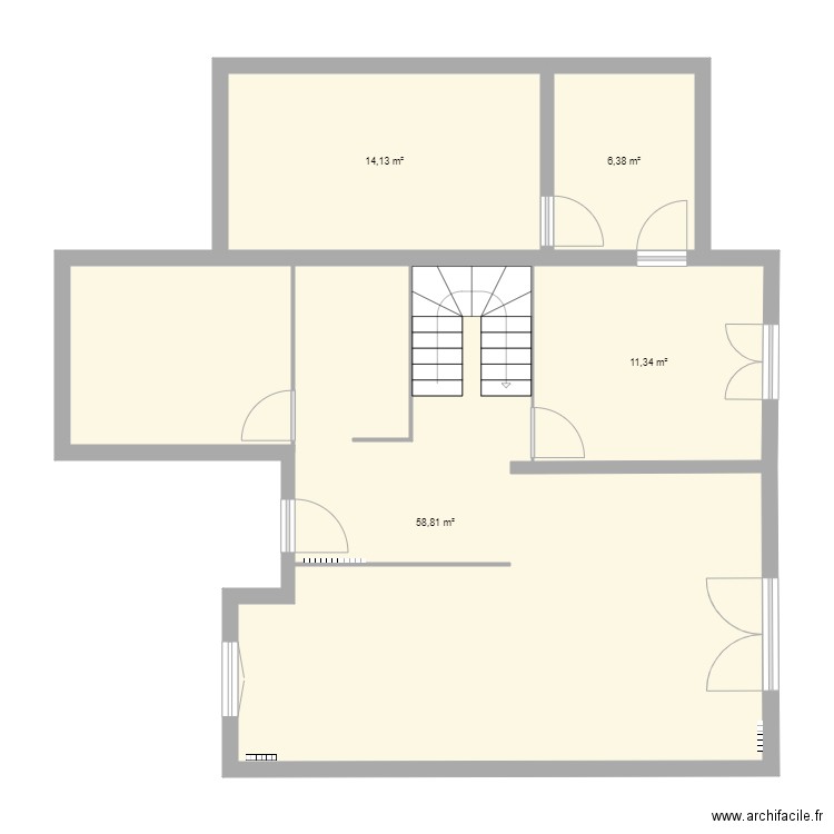 rez de chauusée. Plan de 0 pièce et 0 m2
