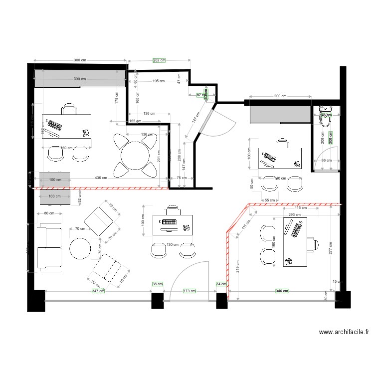 Plan définitif MPG IMMO ameublement. Plan de 0 pièce et 0 m2