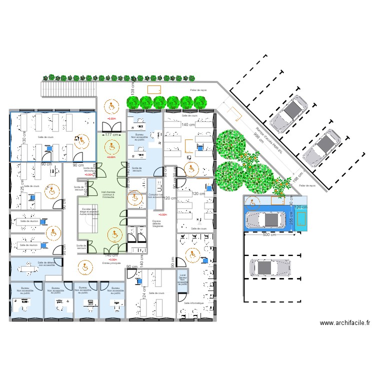 Griffon ACC 3. Plan de 24 pièces et 387 m2