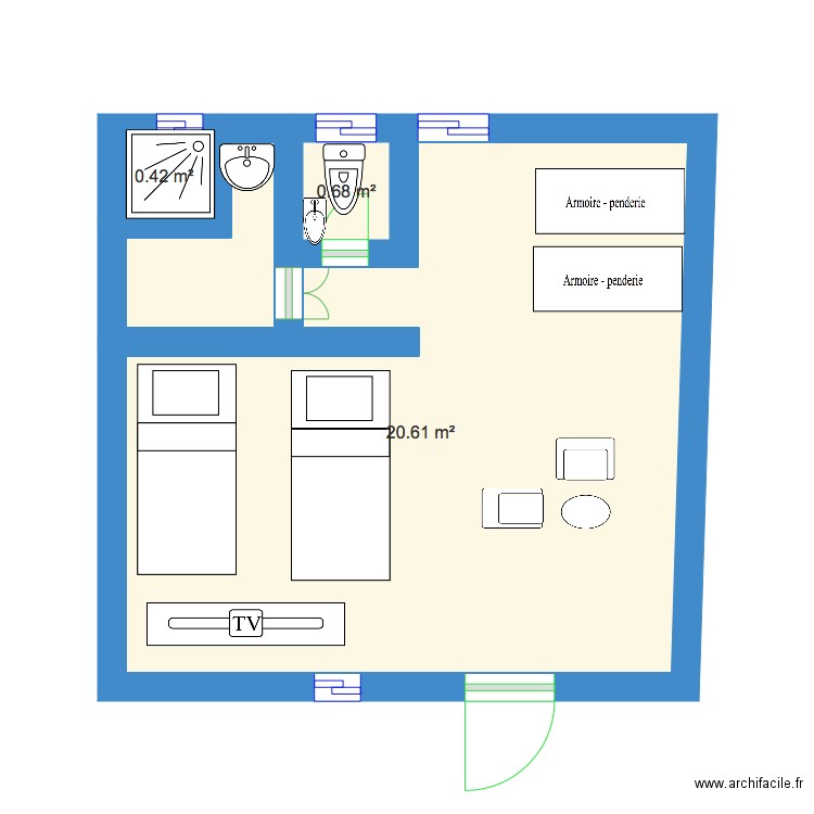 HEP. Plan de 0 pièce et 0 m2