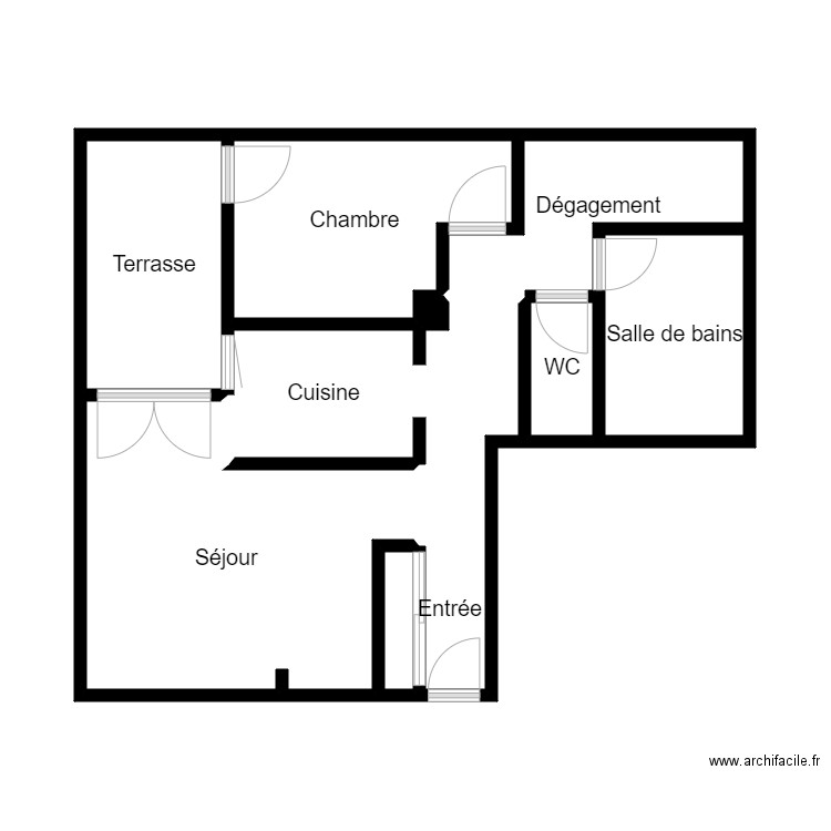 0142A106LG053. Plan de 10 pièces et 41 m2