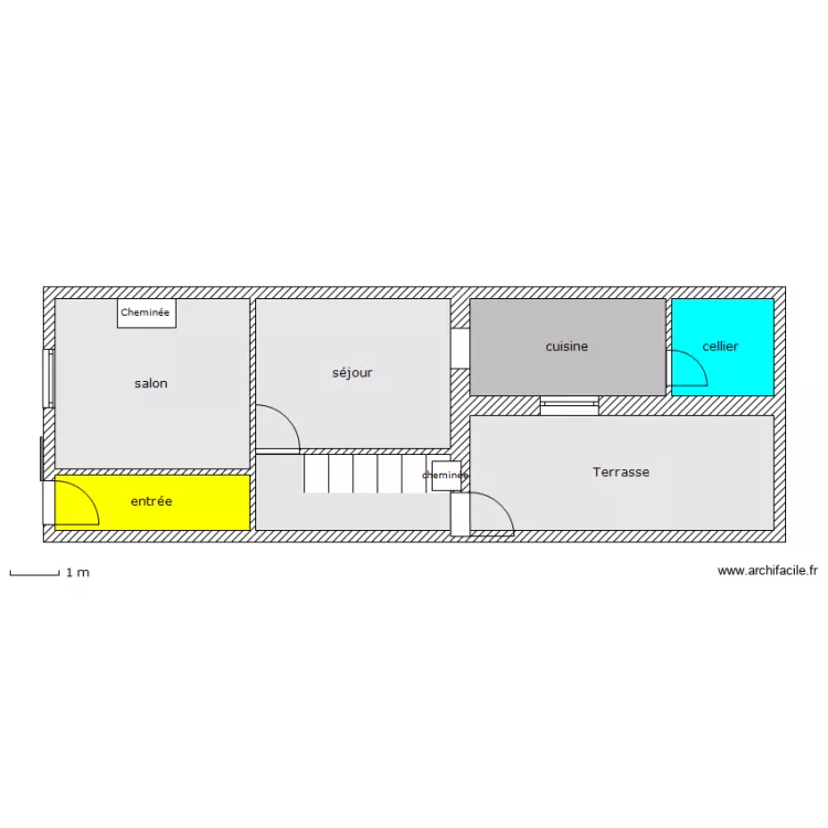 maison malouine. Plan de 