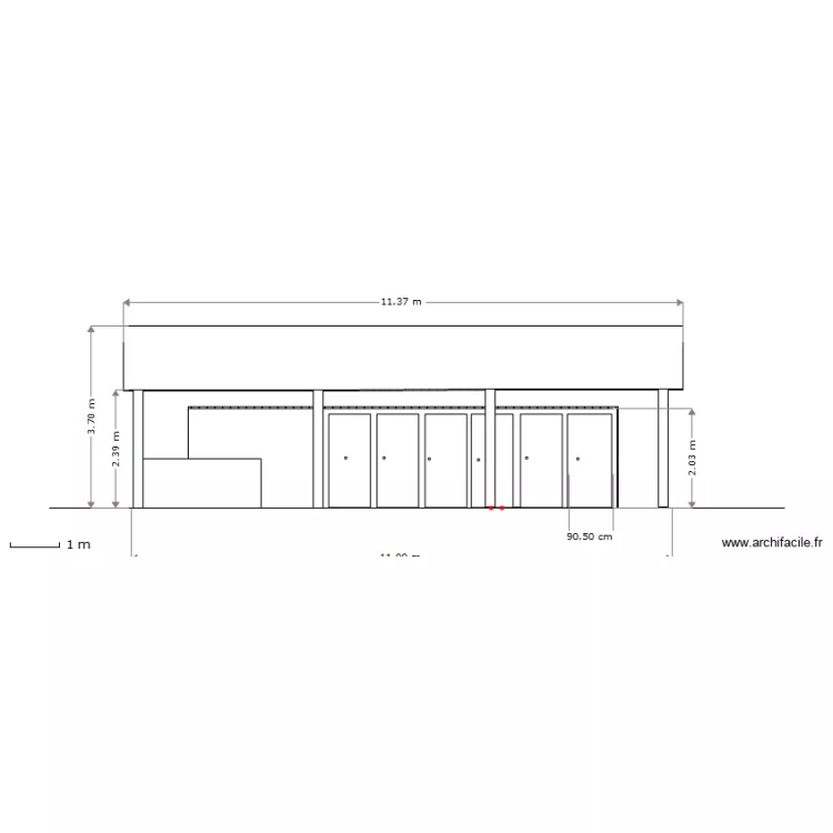 Sanitaire 2013 cot&eacute; 2. Plan de 