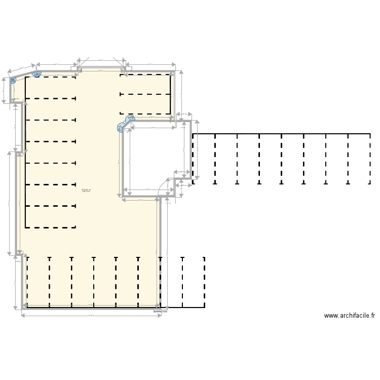 plan 2 parking ouemo . Plan de 0 pièce et 0 m2