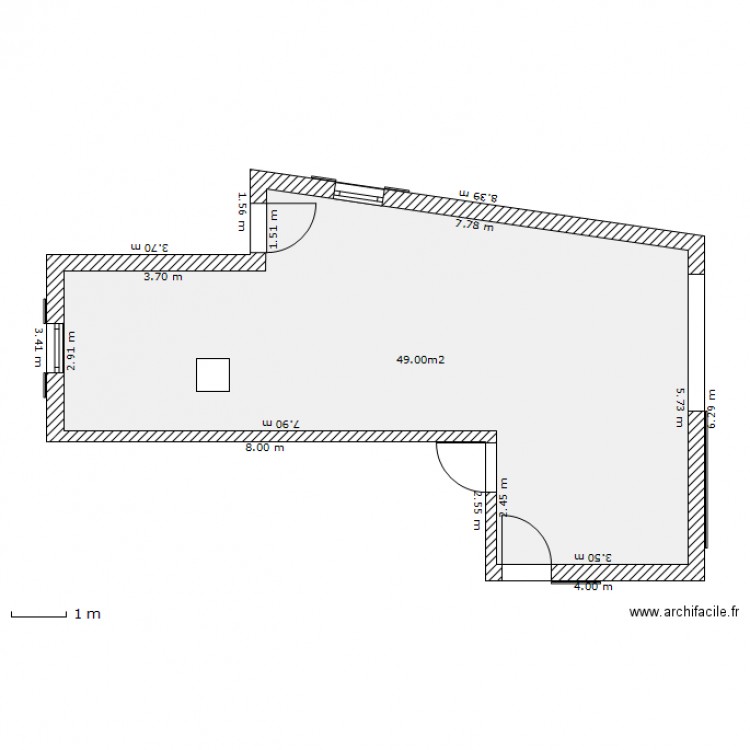 agrandissement. Plan de 0 pièce et 0 m2