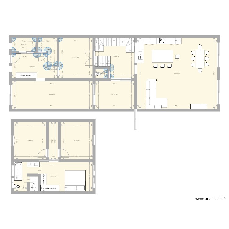 Veneux. Plan de 0 pièce et 0 m2