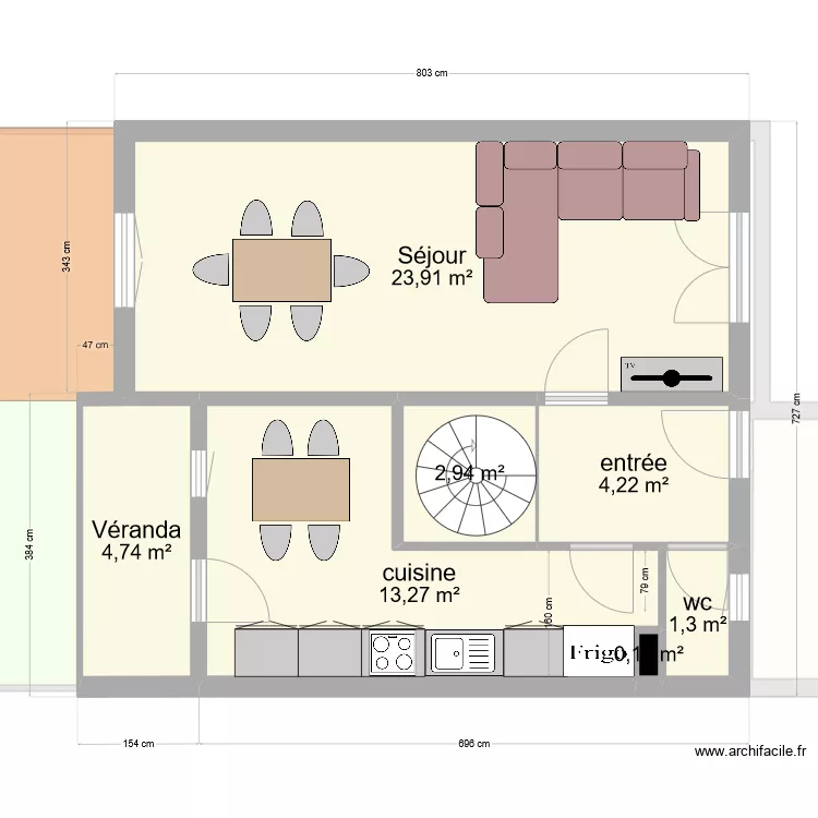 DI MERCURIO. Plan de 