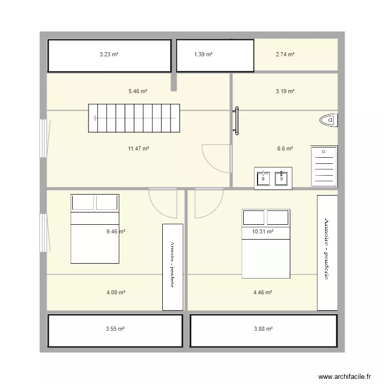 appartement. Plan de 