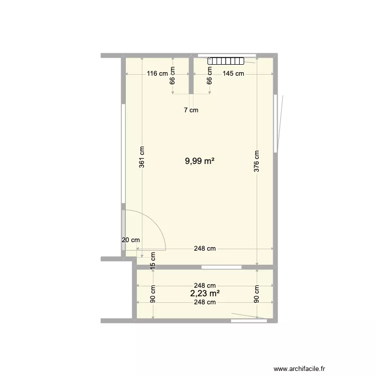 chambre manu Vfinal sans meubles. Plan de 
