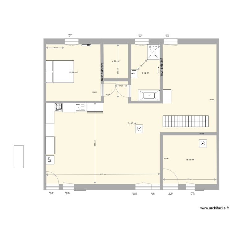 etag 060217. Plan de 0 pièce et 0 m2