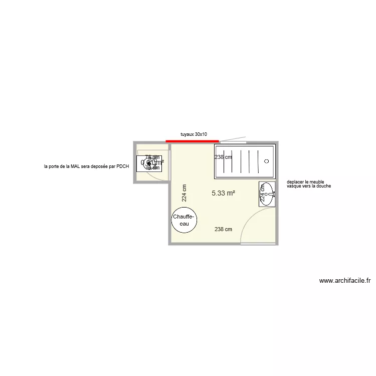 GROUX GHISLAINE . Plan de 