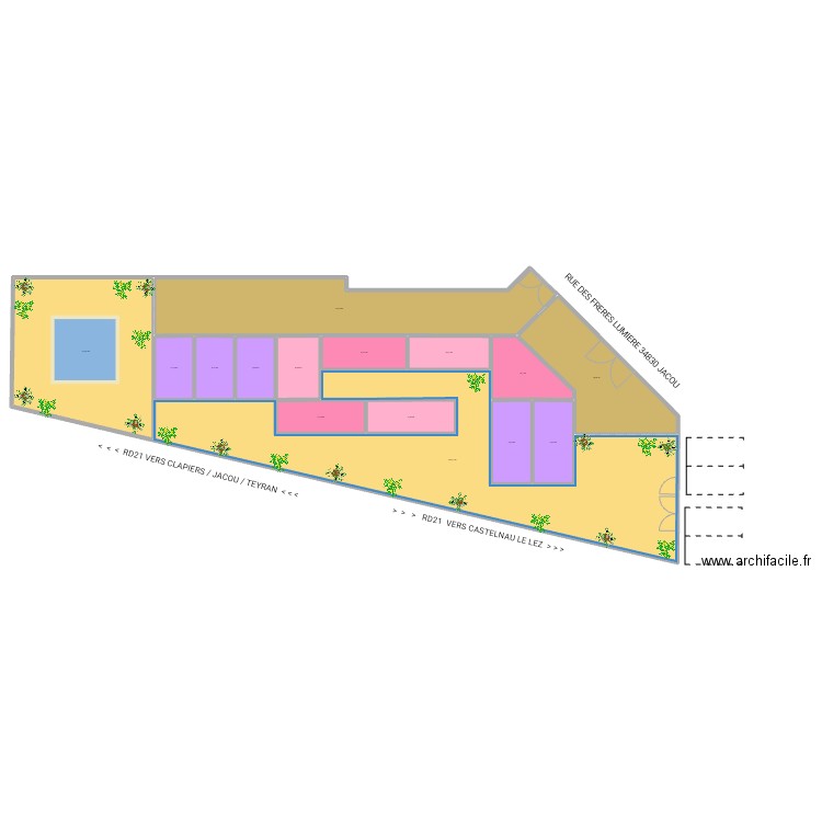 AK99 APPART MV 030823RDCE. Plan de 15 pièces et 918 m2