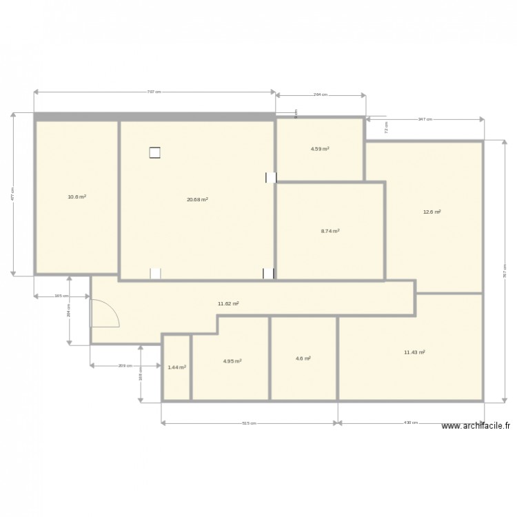 appart4p310. Plan de 0 pièce et 0 m2