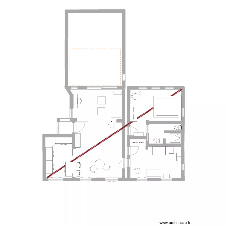 Plan Loft Uzes 2. Plan de Plan Loft Uzes 2. Plan de