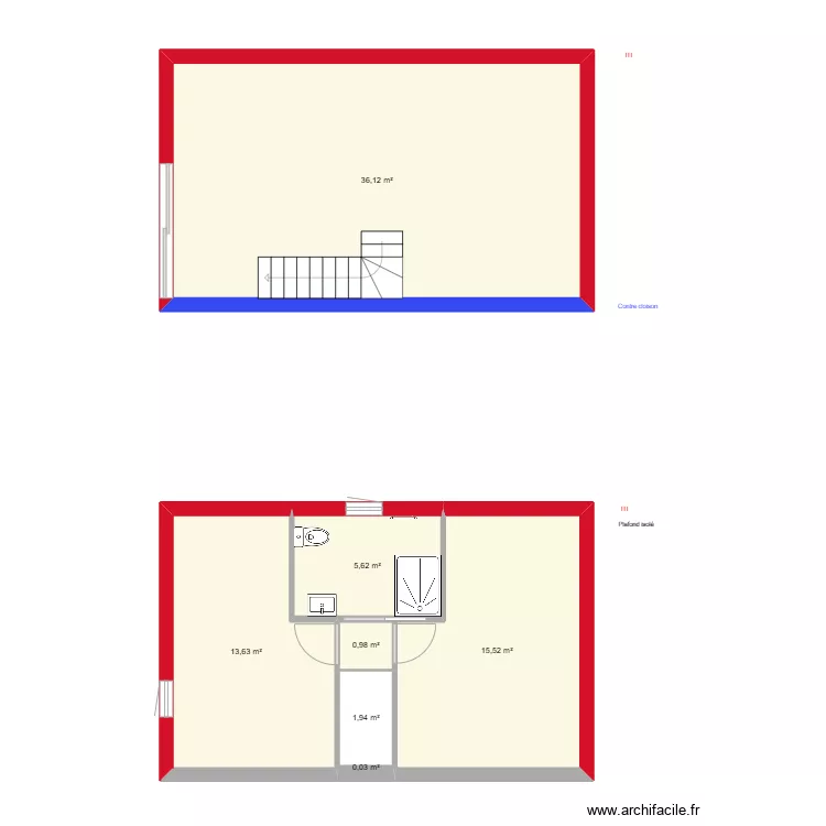 Grange 2 annexe. Plan de Grange 2 annexe. Plan de