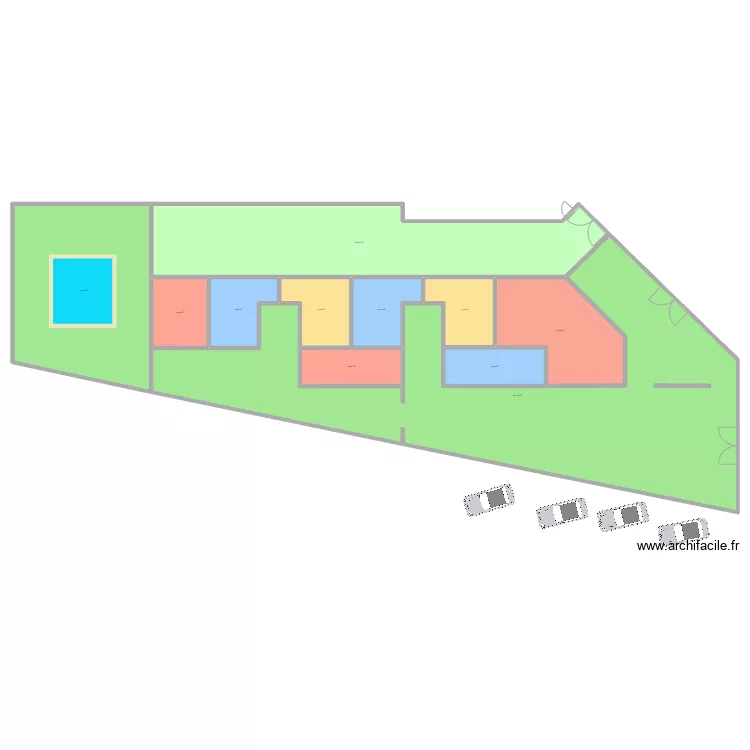 appart 1710D. Plan de 