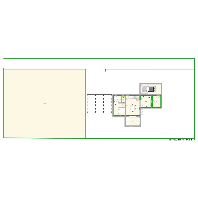 plan RDC construction 1. Plan de 0 pièce et 0 m2