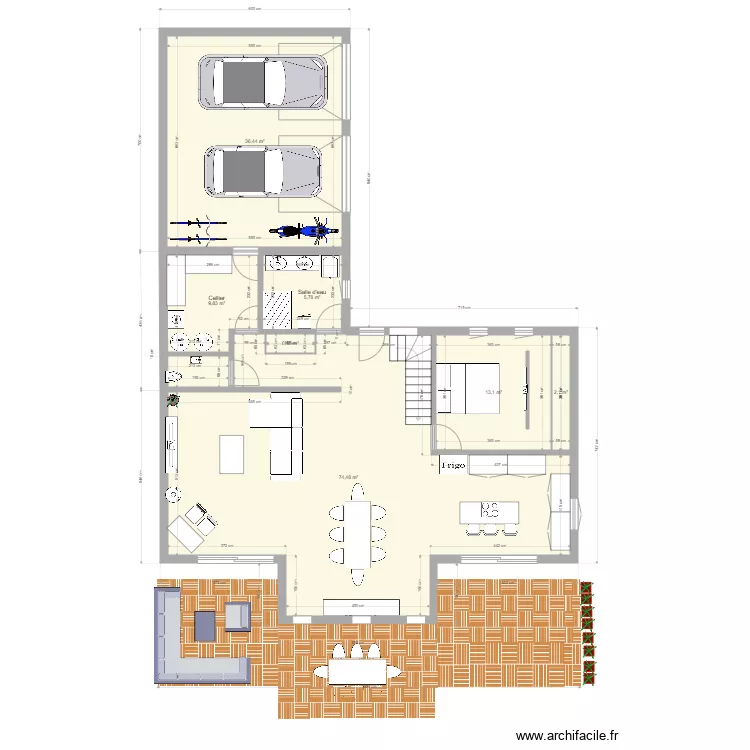 plan avec parcelle voisine ind 5. Plan de 