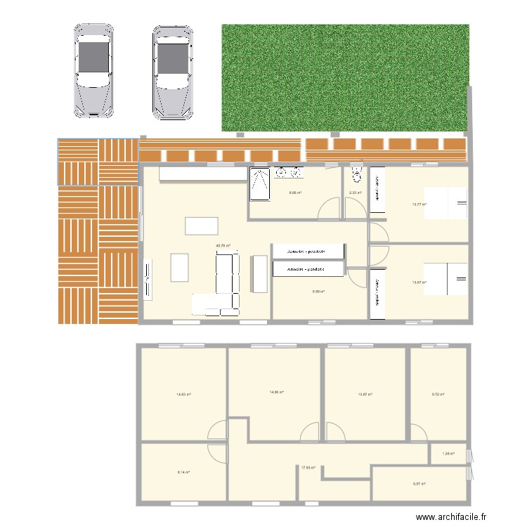 maison etage 2. Plan de 0 pièce et 0 m2