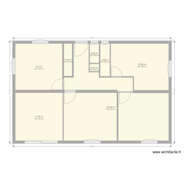 vitot 1 cote a v&eacute;rifier. Plan de 