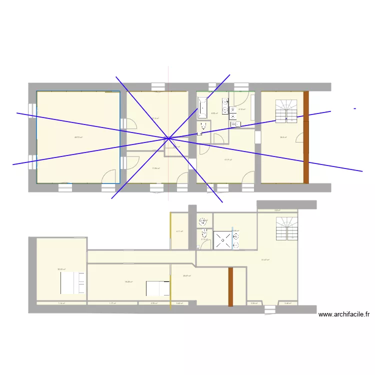 Plan nu bagua. Plan de Plan nu bagua. Plan de