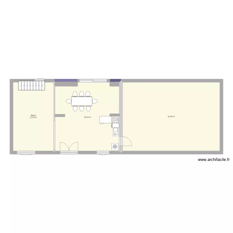 Bureau Moulin V3. Plan de 