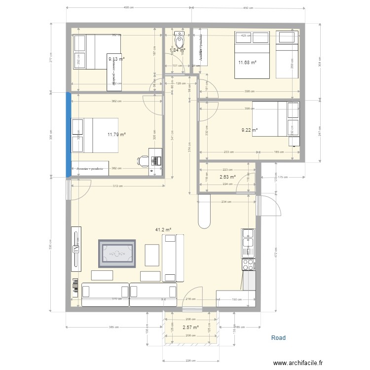 Nyahururu Option 2. Plan de 0 pièce et 0 m2