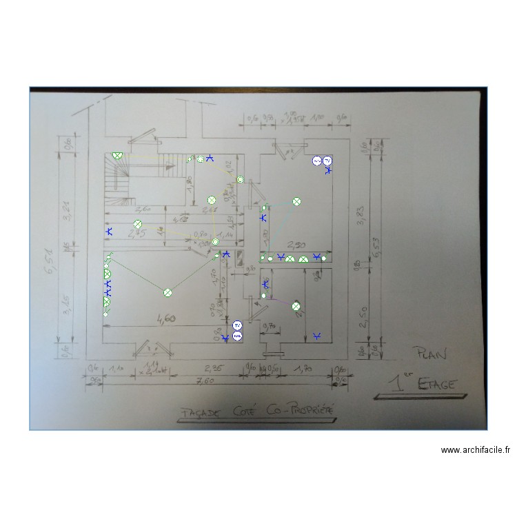 Etage maison 77. Plan de 0 pièce et 0 m2