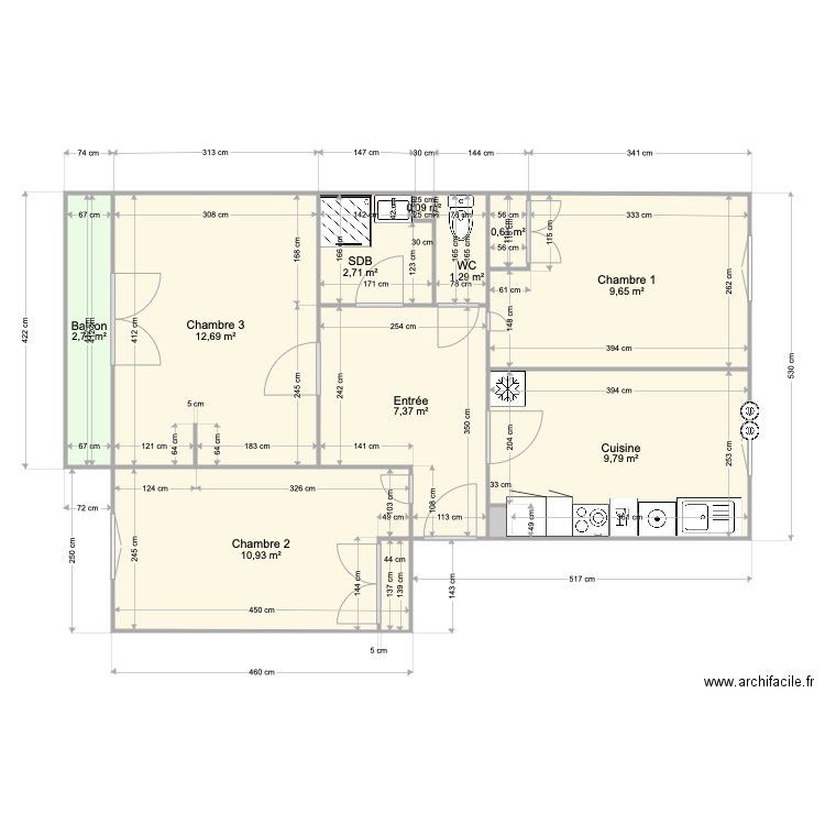 Villeurbanne. Plan de 0 pièce et 0 m2