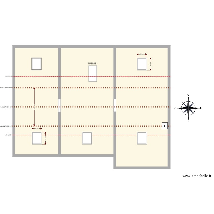 DELIANCE SAVIGNY PLAN COMBLES FINAL 2. Plan de 0 pièce et 0 m2