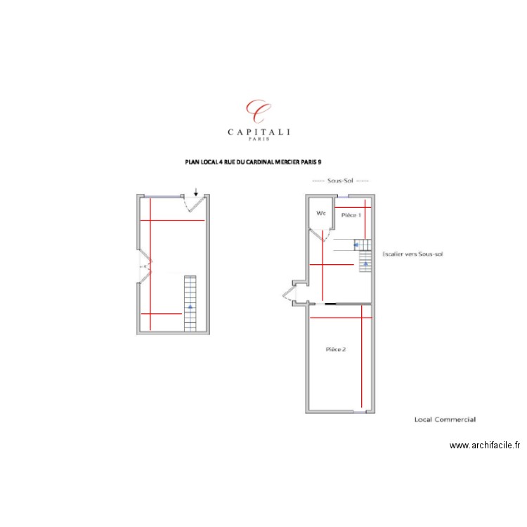 4 CM RDC. Plan de 0 pièce et 0 m2