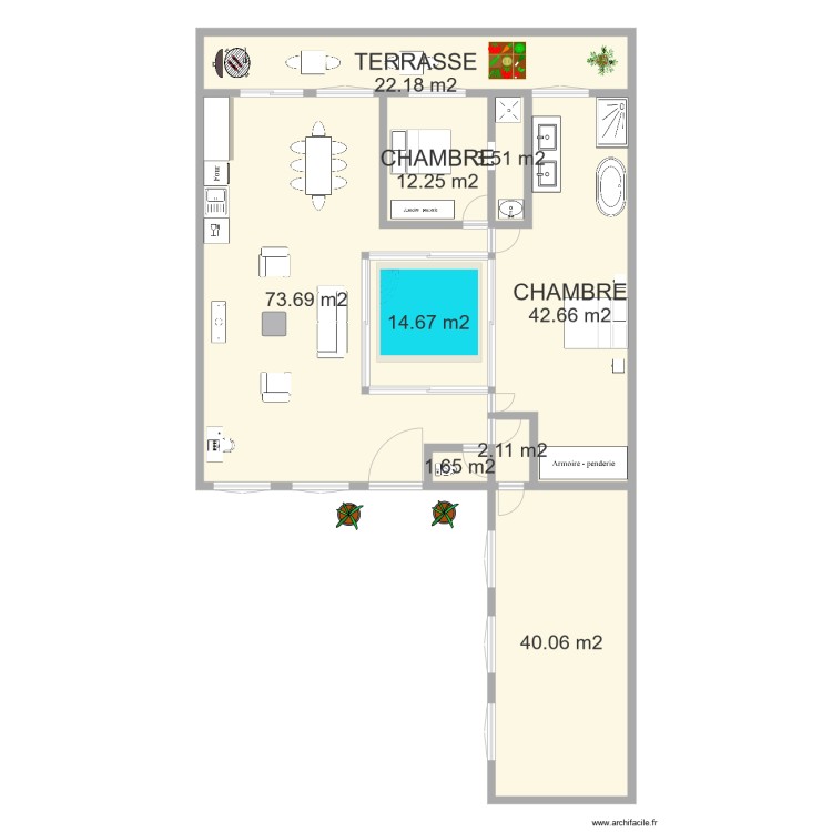 ZERKA. Plan de 0 pièce et 0 m2