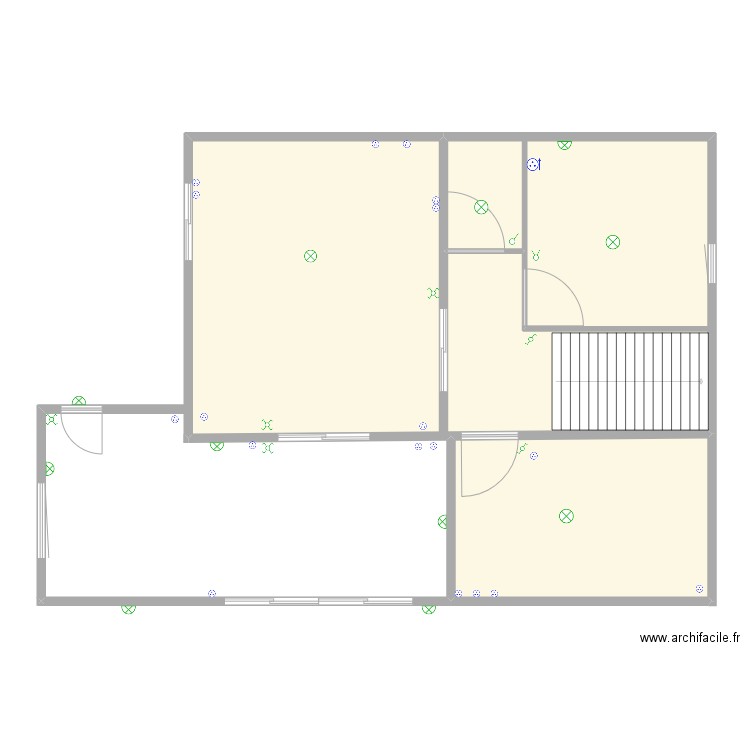 PLAN DE LA MAISON. Plan de 2 pièces et 132 m2