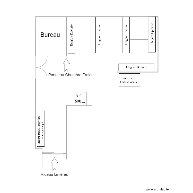 Réserve Ehpad St Paul. Plan de 0 pièce et 0 m2