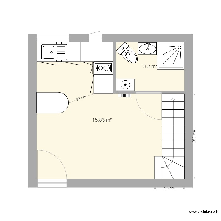 apart. Plan de 0 pièce et 0 m2