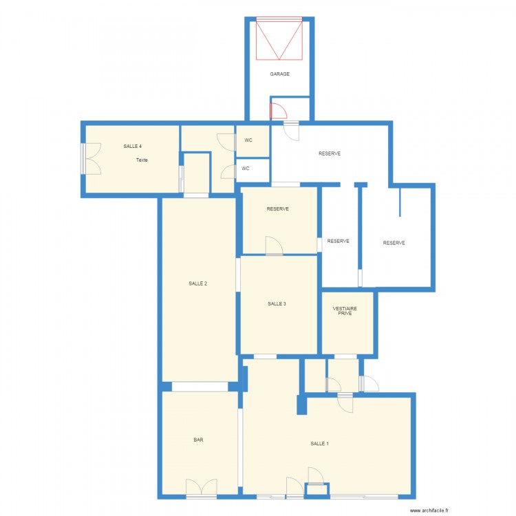 place st ame FOND. Plan de 0 pièce et 0 m2