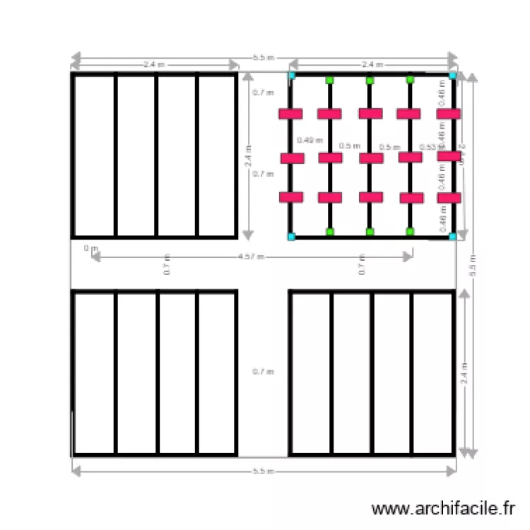 SOCLE PISCINE. Plan de SOCLE PISCINE. Plan de