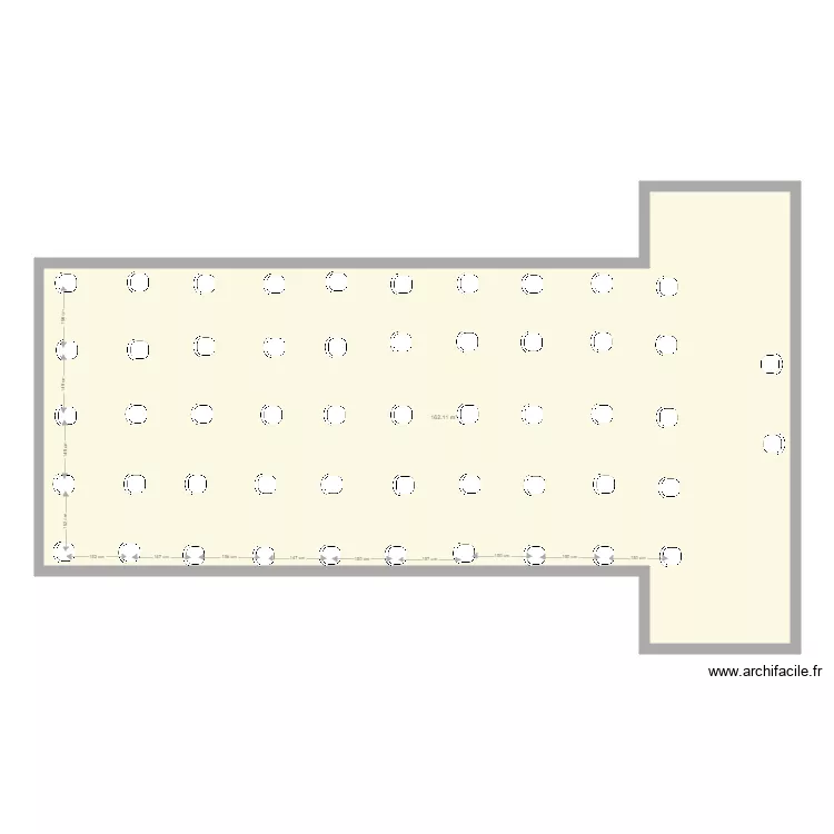 408 en th&eacute;&acirc;tre 50 personnes. Plan de 