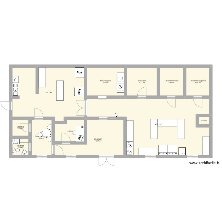 Doriane. Plan de 0 pièce et 0 m2