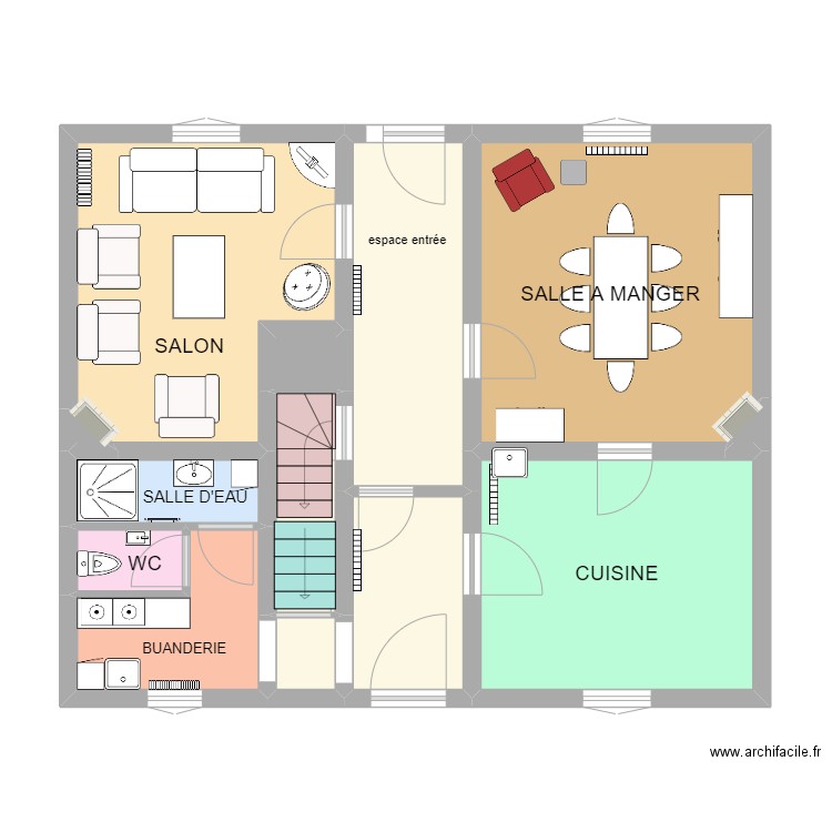 CAUDRON_PLANS PROJETÉS . Plan de 28 pièces et 295 m2