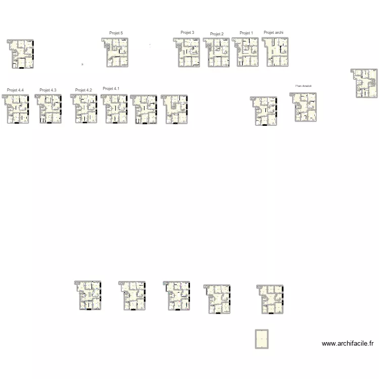 Anatoli Cabinet. Plan de 