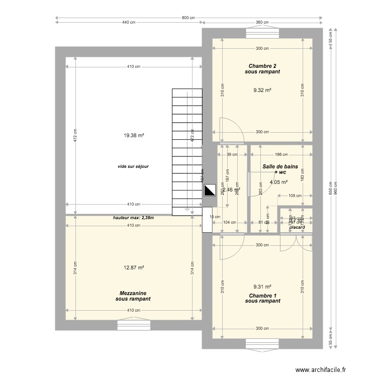 corderie 6   Et 1. Plan de 0 pièce et 0 m2