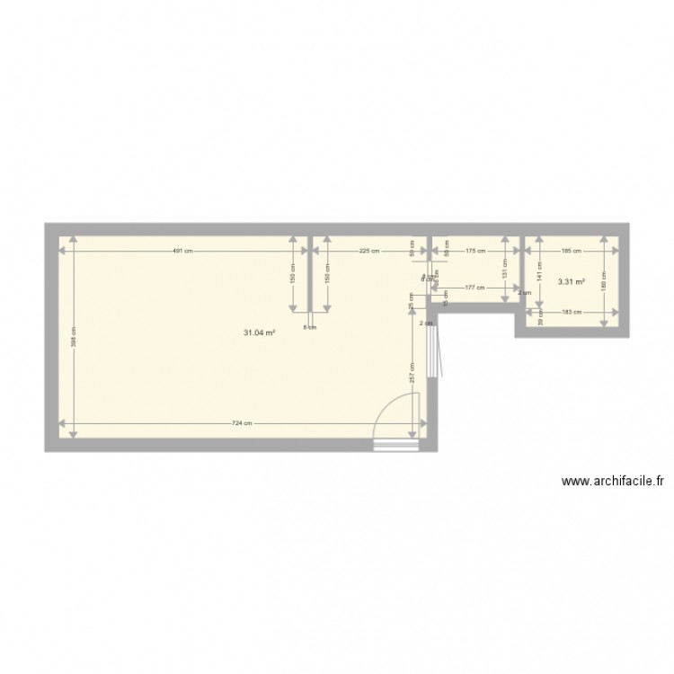 CUISINE LOUISIERE. Plan de 0 pièce et 0 m2