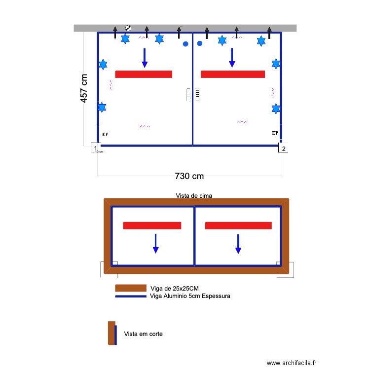 Tiago Cruz-  Purchaise Order. Plan de 5 pièces et 64 m2