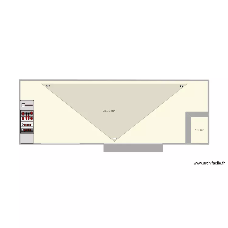 Terasse. Plan de Terasse. Plan de