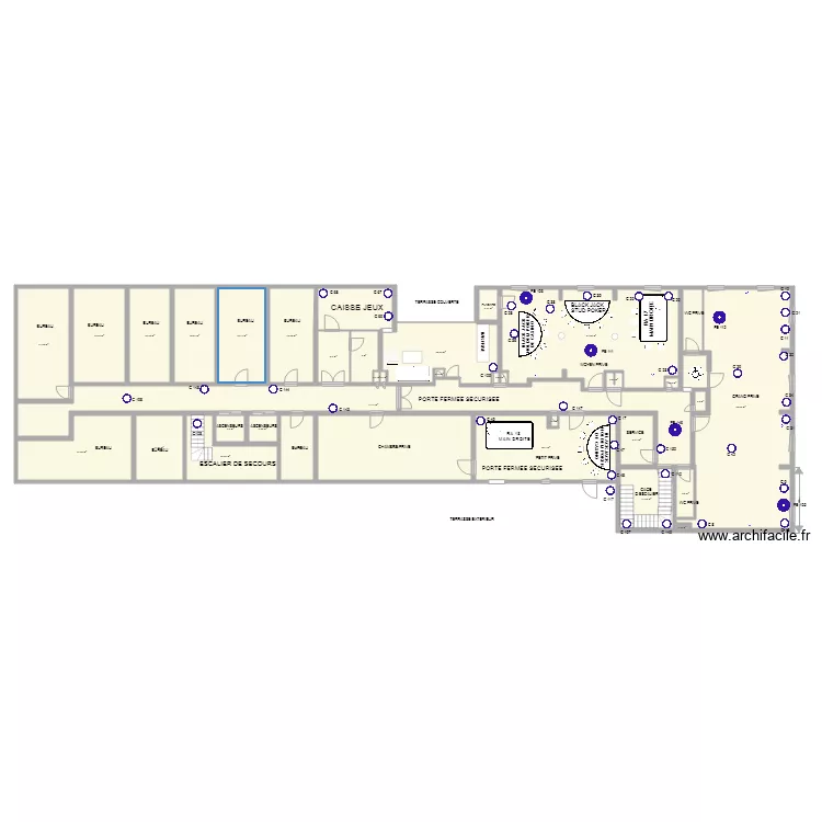 PRIVE 314 au 20 F&eacute;vrier 2019. Plan de 