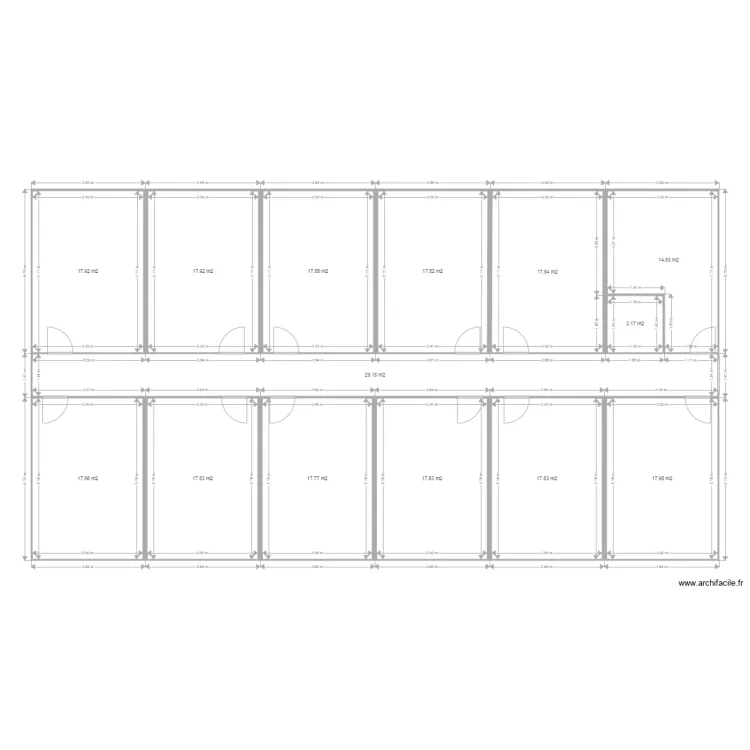 HOTEL LE GRAND CHENE AILE GAUCHE. Plan de HOTEL LE GRAND CHENE AILE GAUCHE. Plan de