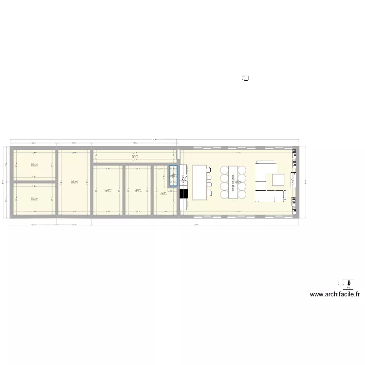 Plan maison avec mesure . Plan de Plan maison avec mesure . Plan de
