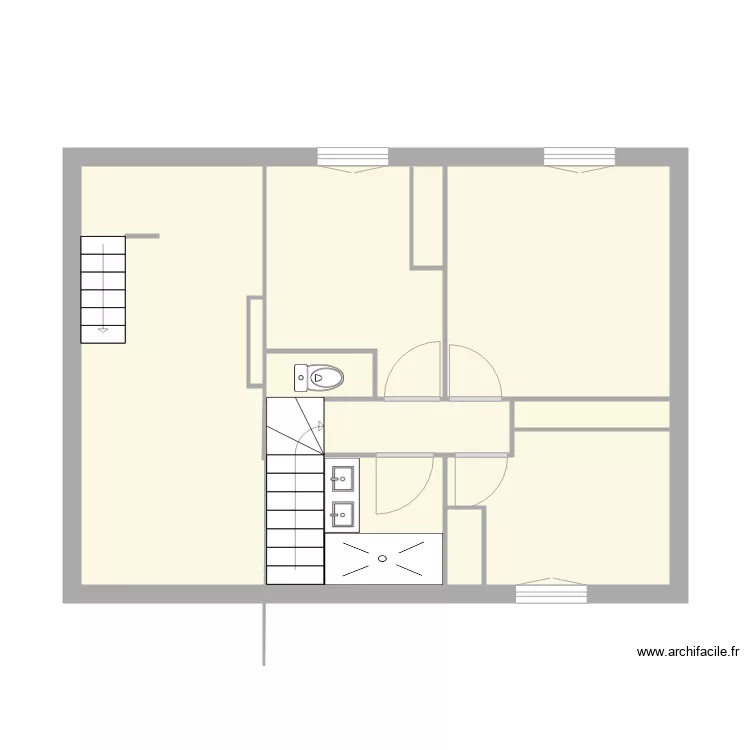 plan villa etage. Plan de 